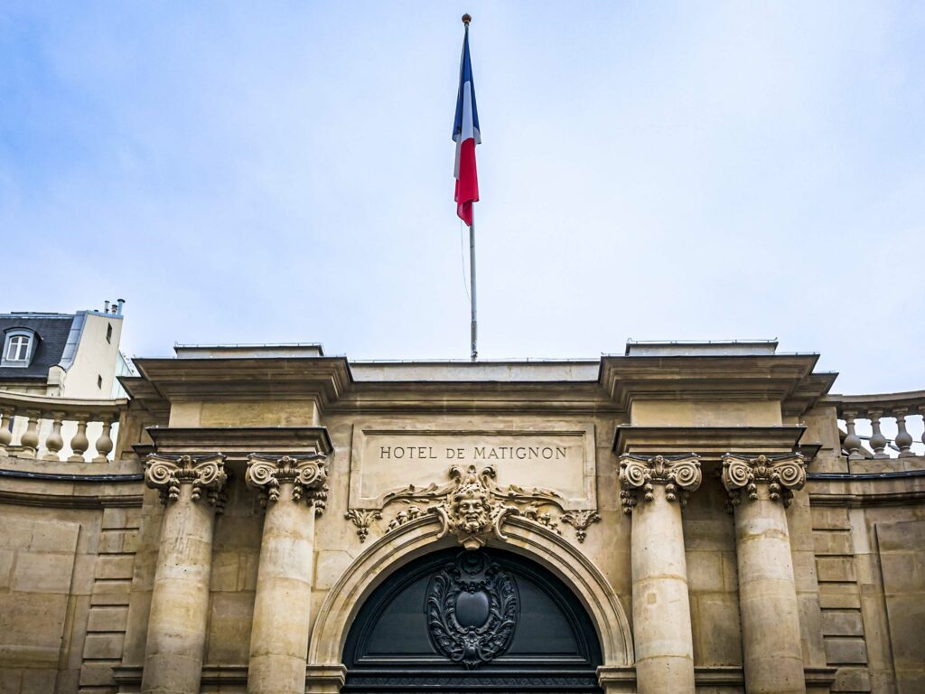 hôtel de Matignon à Paris, résidence du Premier ministre