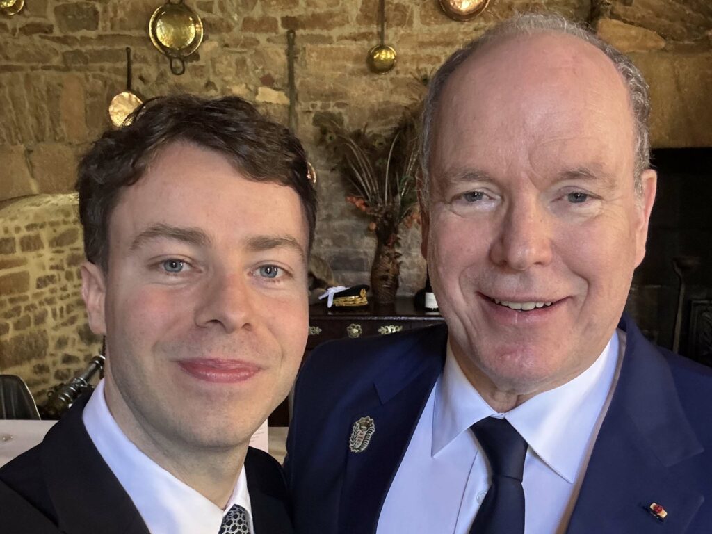 Louis de Gouyon Matignon et le Prince de Monaco Albert II