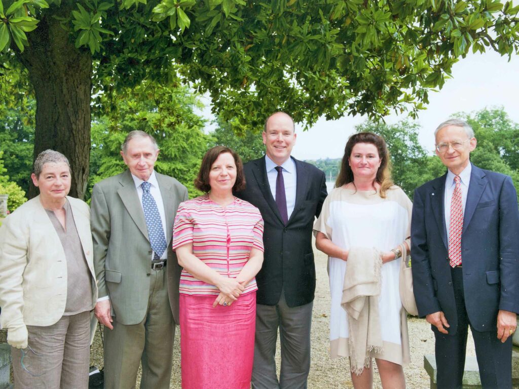 Mériadec et Nelly de Gouyon Matignon et le Prince de Monaco Albert II